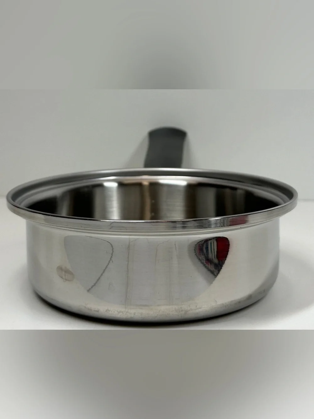 Vintage Duncan Hines Stainless Steel Cookware Pot 6 3/4” 3 Ply 18-8 Regal Ware